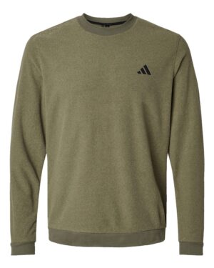 Adidas Men's Terry Loop Crewneck Sweatshirt - Image 25
