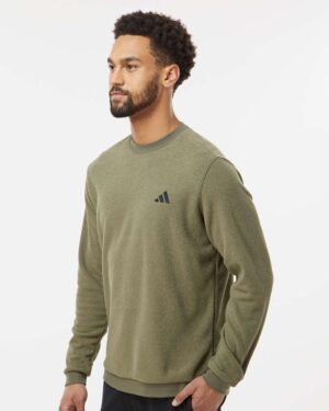 Adidas Men's Terry Loop Crewneck Sweatshirt - Image 29