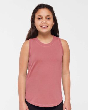 LAT Girls' Relaxed Fine Jersey Tank - Image 22