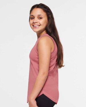 LAT Girls' Relaxed Fine Jersey Tank - Image 23