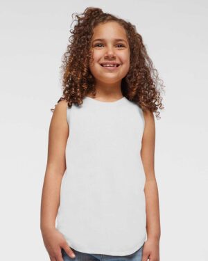LAT Girls' Relaxed Fine Jersey Tank - Image 40