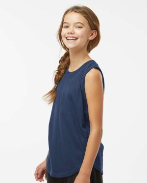 LAT Girls' Relaxed Fine Jersey Tank - Image 11