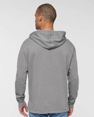 LAT Unisex Vintage Wash Fleece Hoodie Sweatshirt - Image 9