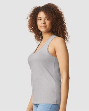 Gildan Women's Softstyle® CVC Racerback Tank Top - Image 11