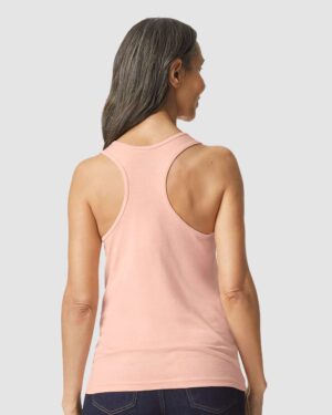 Gildan Women's Softstyle® CVC Racerback Tank Top - Image 18