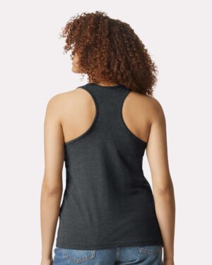 Gildan Women's Softstyle® CVC Racerback Tank Top - Image 36