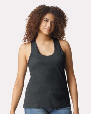 Gildan Women's Softstyle® CVC Racerback Tank Top - Image 34