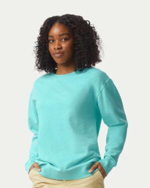 Comfort Colors Unisex Garment-Dyed Lightweight Fleece Crewneck Sweatshirt - Image 23
