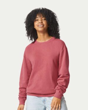Comfort Colors Unisex Garment-Dyed Lightweight Fleece Crewneck Sweatshirt - Image 28