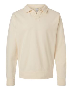 ComfortWash by Hanes Unisex Garment-Dyed Polo Collar Sweatshirt - Image 22