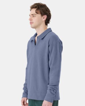 ComfortWash by Hanes Unisex Garment-Dyed Polo Collar Sweatshirt - Image 32