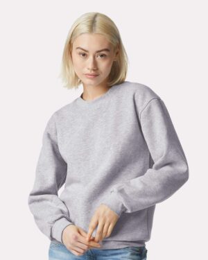 American Apparel Unisex ReFlex Fleece Crewneck Sweatshirt - Image 37
