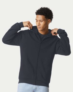 American Apparel Unisex ReFlex Fleece Full-Zip Hoodie Sweatshirt - Image 4