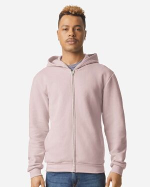 American Apparel Unisex ReFlex Fleece Full-Zip Hoodie Sweatshirt - Image 10