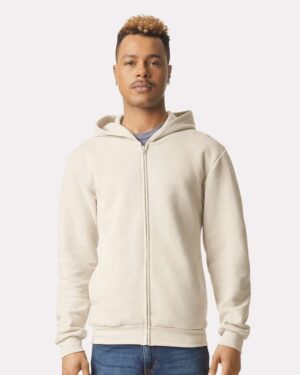 American Apparel Unisex ReFlex Fleece Full-Zip Hoodie Sweatshirt - Image 16