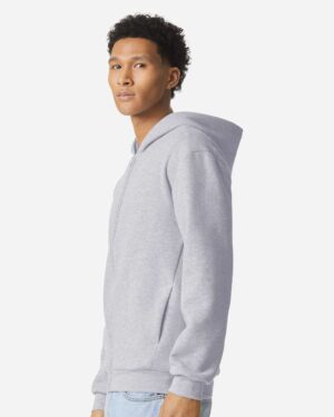 American Apparel Unisex ReFlex Fleece Full-Zip Hoodie Sweatshirt - Image 29