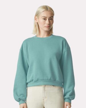 American Apparel Women's ReFlex Fleece Crewneck Sweatshirt - Image 4
