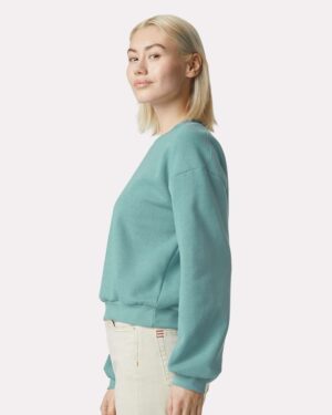 American Apparel Women's ReFlex Fleece Crewneck Sweatshirt - Image 5
