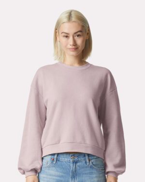 American Apparel Women's ReFlex Fleece Crewneck Sweatshirt - Image 16