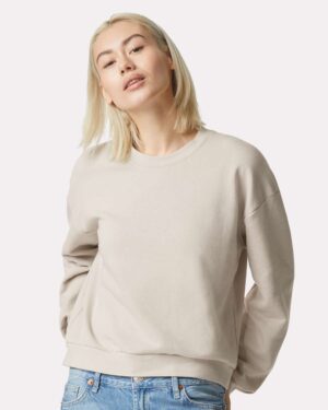 American Apparel Women's ReFlex Fleece Crewneck Sweatshirt - Image 22