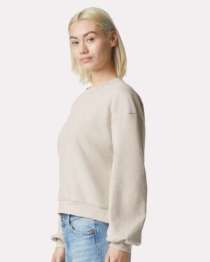 American Apparel Women's ReFlex Fleece Crewneck Sweatshirt - Image 23