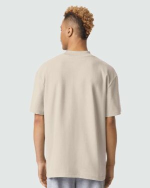 American Apparel Unisex Pique Mockneck Tee - Image 18