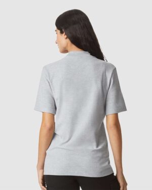 American Apparel Unisex Pique Mockneck Tee - Image 24
