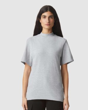 American Apparel Unisex Pique Mockneck Tee - Image 22