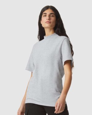 American Apparel Unisex Pique Mockneck Tee - Image 23