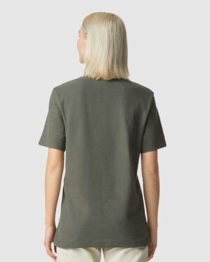 American Apparel Unisex Pique Mockneck Tee - Image 30