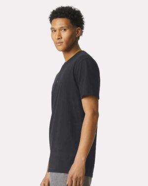 American Apparel Unisex CVC Henley Tee - Image 5