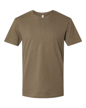 American Apparel Unisex CVC Henley Tee - Image 7