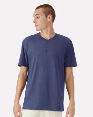 American Apparel Unisex CVC Henley Tee - Image 28