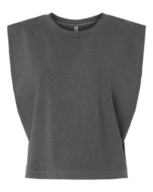 American Apparel Women's Garment-Dyed Heavyweight Muscle Tee - Image 7