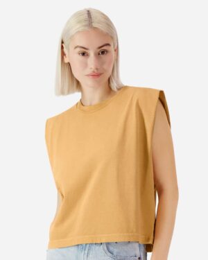 American Apparel Women's Garment-Dyed Heavyweight Muscle Tee - Image 29