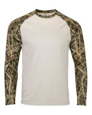 Paragon Men's Jackson Mossy Oak Colorblocked Long Sleeve T-Shirt - Image 4