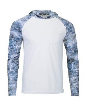 Paragon Men's Biloxi Performance Colorblocked Hooded Long Sleeve T-Shirt - Image 22