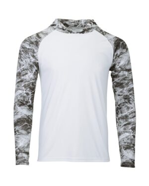 Paragon Men's Biloxi Performance Colorblocked Hooded Long Sleeve T-Shirt - Image 4