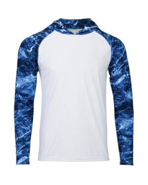 Paragon Men's Biloxi Performance Colorblocked Hooded Long Sleeve T-Shirt - Image 7