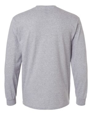 Gildan Unisex Ultra Cotton® Long Sleeve Pocket T-Shirt - Image 26