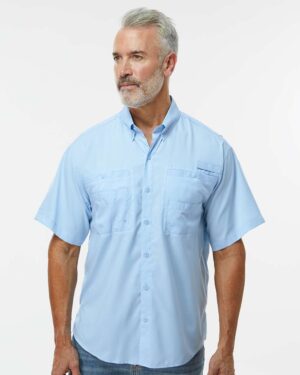 Paragon Men's Hatteras Performance Short Sleeve Fishing Shirt - Image 22