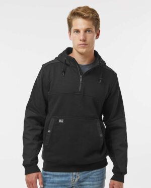 DRI DUCK Men's Mission Quarter-Zip Hooded Pullover - Image 4