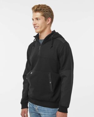 DRI DUCK Men's Mission Quarter-Zip Hooded Pullover - Image 5