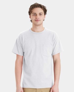 Hanes Essential-T Pocket T-Shirt - Image 4