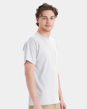 Hanes Essential-T Pocket T-Shirt - Image 5