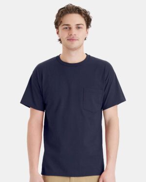 Hanes Essential-T Pocket T-Shirt - Image 10