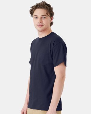 Hanes Essential-T Pocket T-Shirt - Image 11