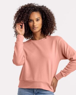 Next Level Women's Laguna Sueded Crewneck Sweatshirt - Image 8