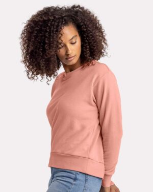 Next Level Women's Laguna Sueded Crewneck Sweatshirt - Image 9
