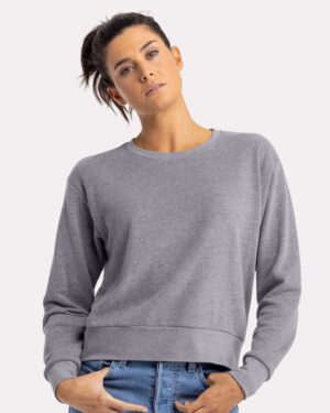 Next Level Women's Laguna Sueded Crewneck Sweatshirt - Image 13